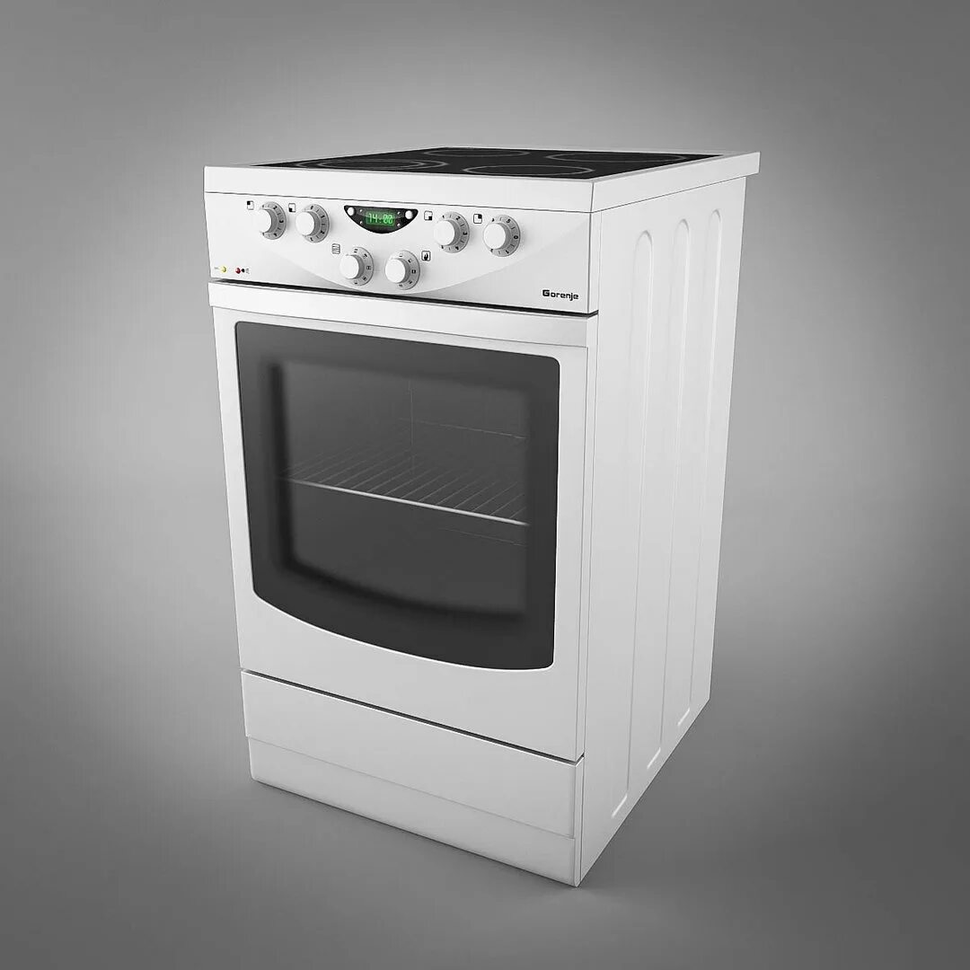 Плиты горение фото 3d Gorenje Stove Electric Model