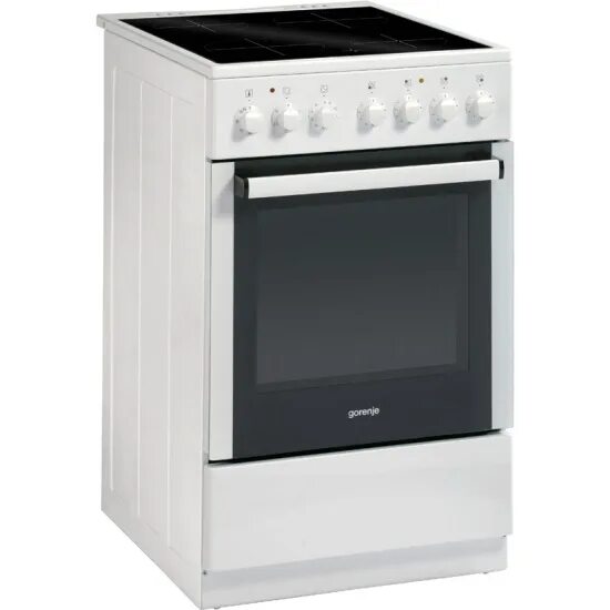 Плиты горение фото Электрическая плита Gorenje EC 52203 AW0 3,83894E+12 - купить по низкой цене в и