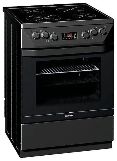 Плиты горение фото Купить Плита электрическая GORENJE ec 63399 dbr в ваш дом по выгодной цене в инт