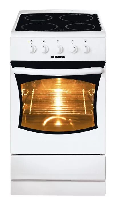Плиты ханса фото Плита Электрическая Hansa FCCW51004011 белый