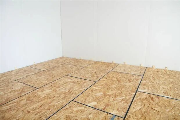 Плиты на пол фото How to DIY Finish Your Basement Floor - Insulated Subfloor Installation (Amdry) 