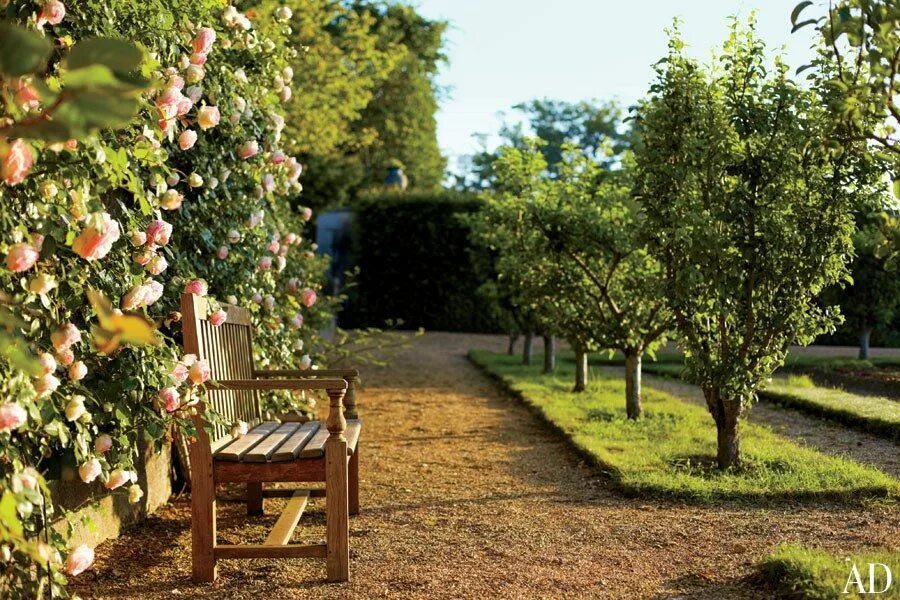 Плодовый сад в ландшафтном дизайне À vendre: Château français du 18e siècle Backyard landscaping, Beautiful gardens