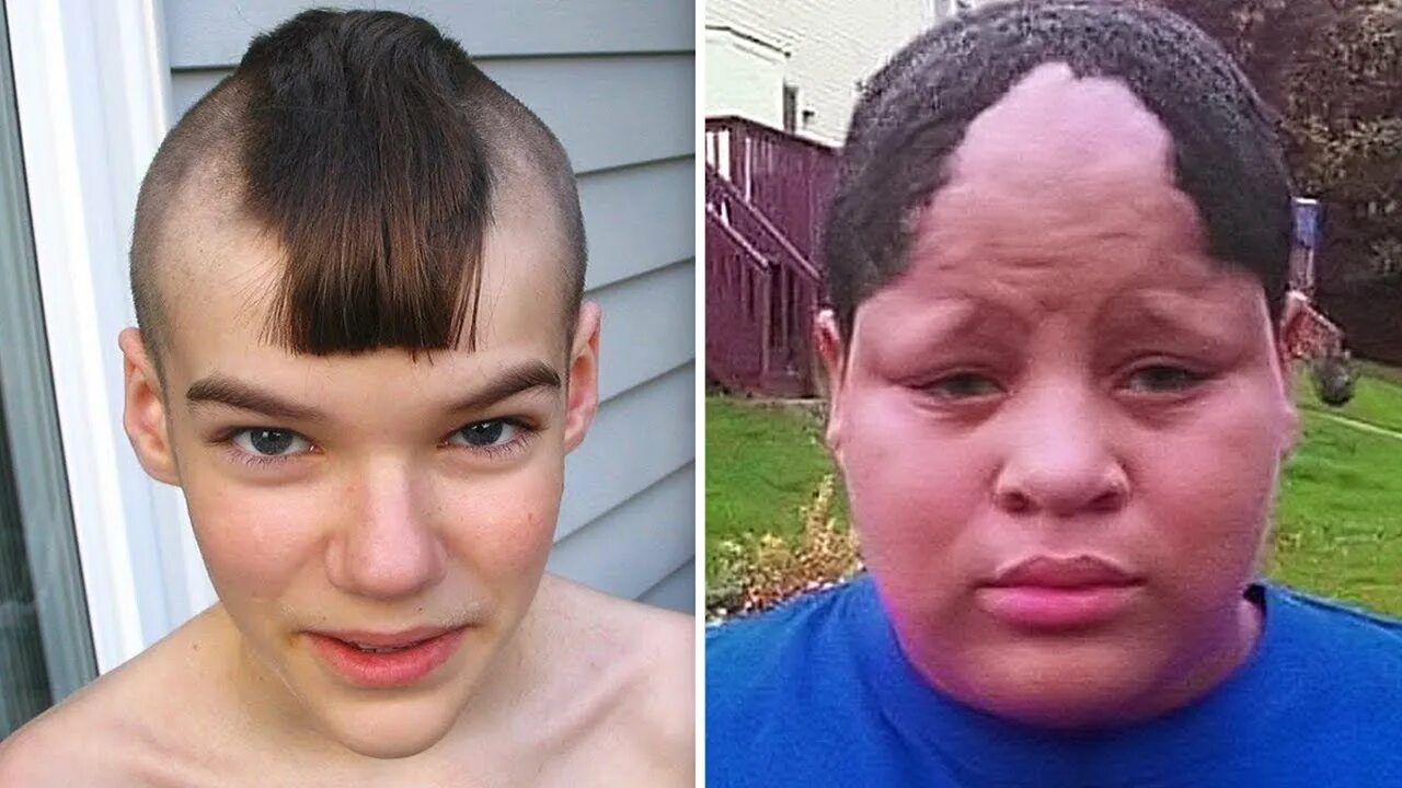 Плохая прическа 10 Weirdest Haircuts That People Regret About - YouTube