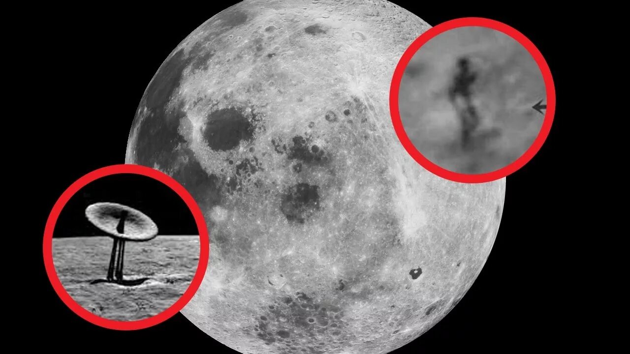 Плохое фото луны 5 Evidence Of Aliens On The Dark Side Of The Moon - YouTube