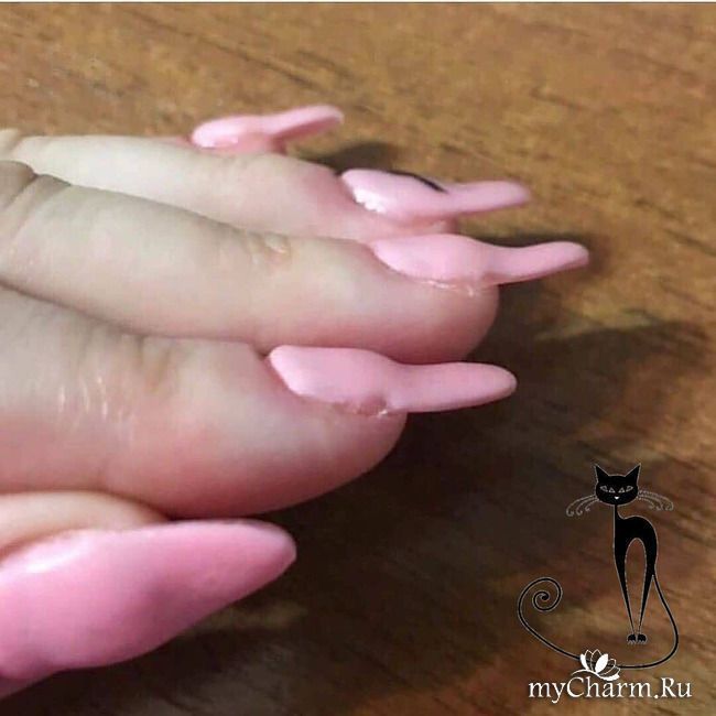 Плохое наращивание ногтей фото Пин на доске Nails trends