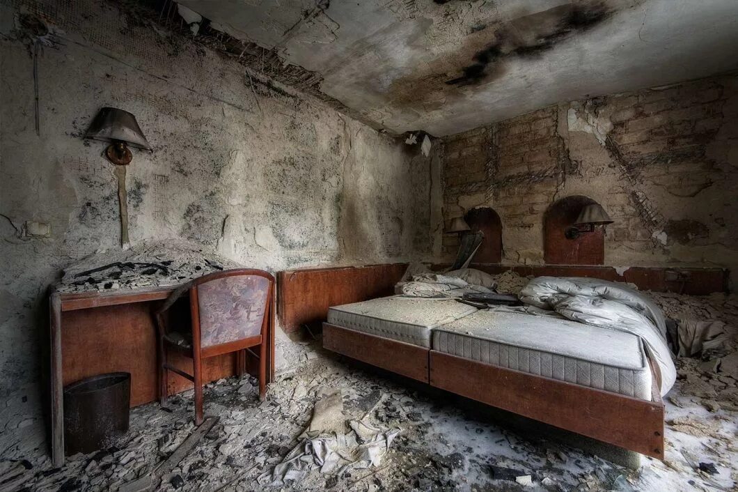 Плохой отель фото Заброшенные места в фотографиях Винсента Янсена Abandoned buildings, Abandoned h
