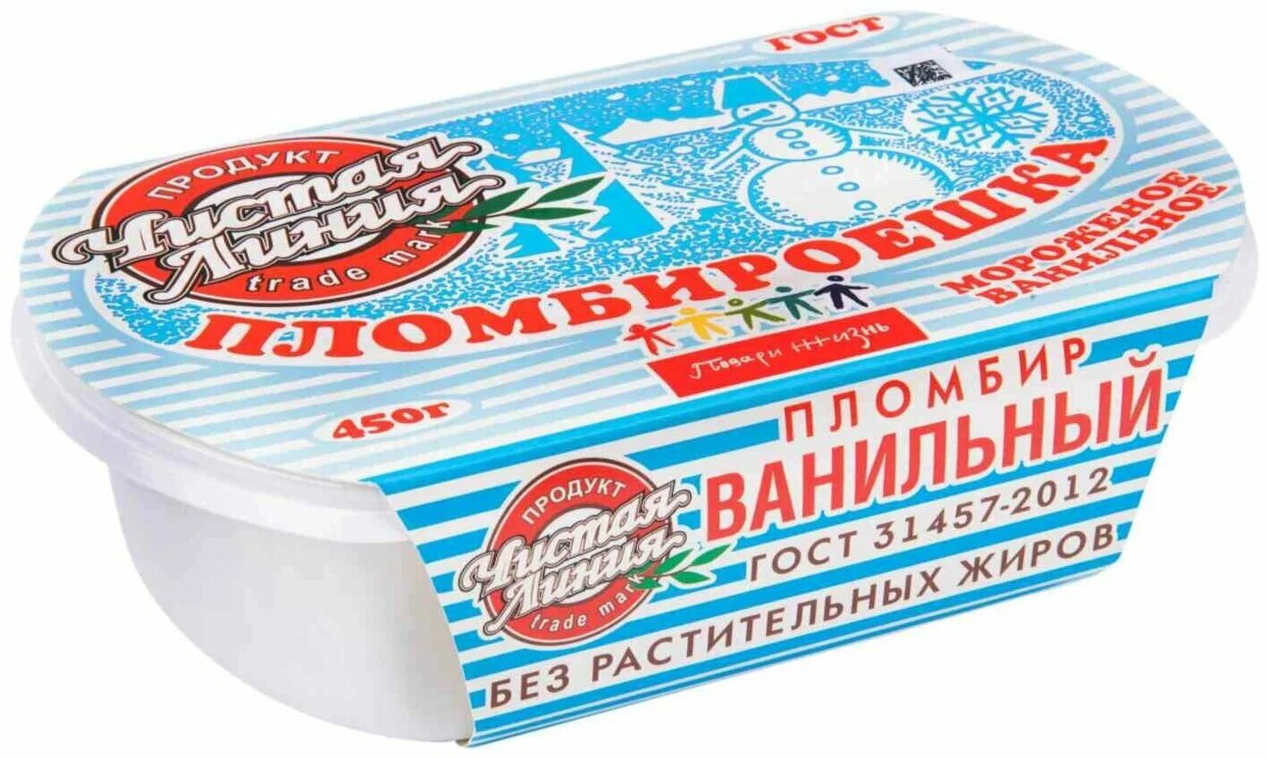 Пломбир чистая линия фото Мороженое пломбир Чистая Линия Пломбироешка ванильное 12% - купить в интернет-ма