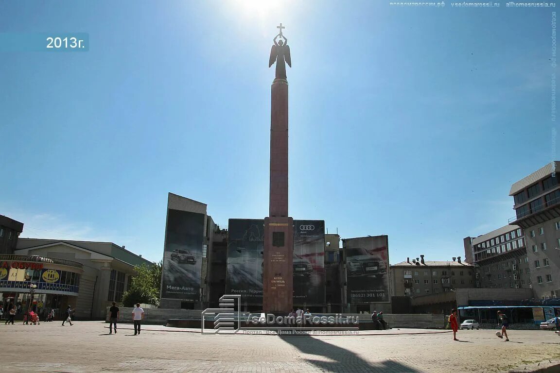 Площадь ангела ставрополь фото Stavropol, sculpture "Ангел-хранитель". Sovetskaya st. Information about sight, 