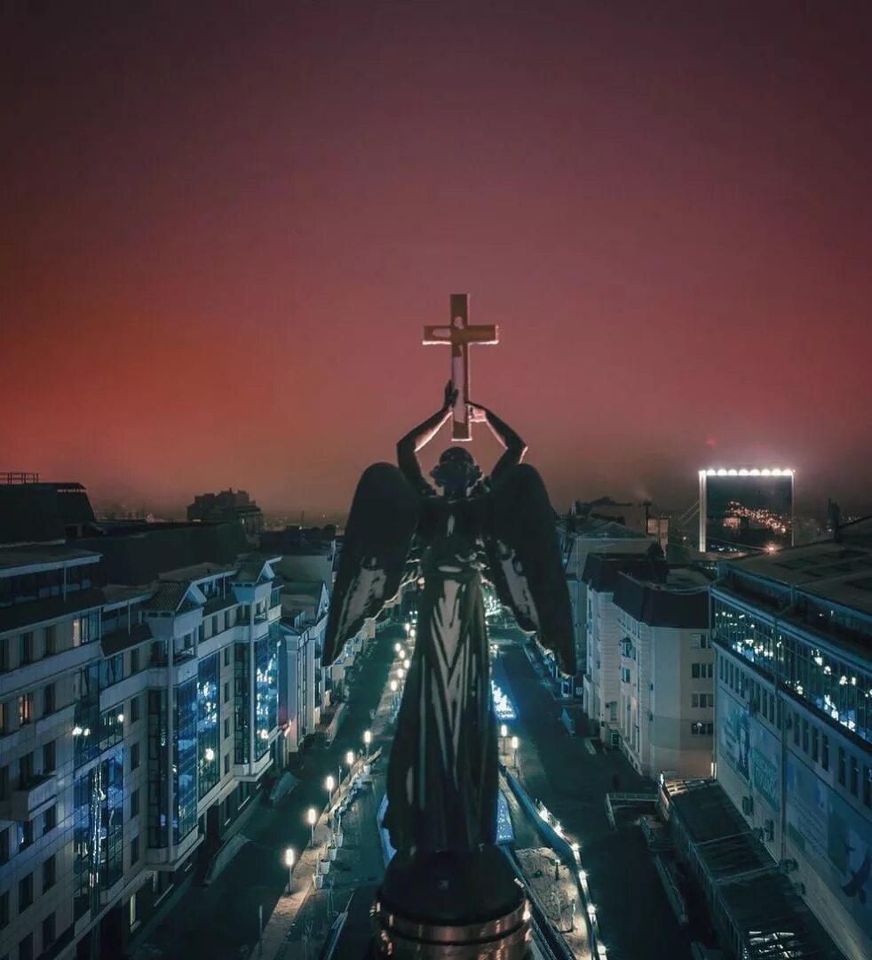 Площадь ангела ставрополь фото Фото недели: снежное покрывало января :: 1777.Ru