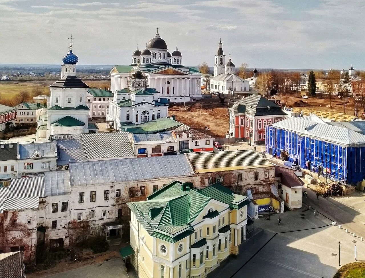 Площадь арзамас фото Cluster FASAD RECONSTRUCTION IS BEHIND THE OWNERS The works on Gostinyi Street a