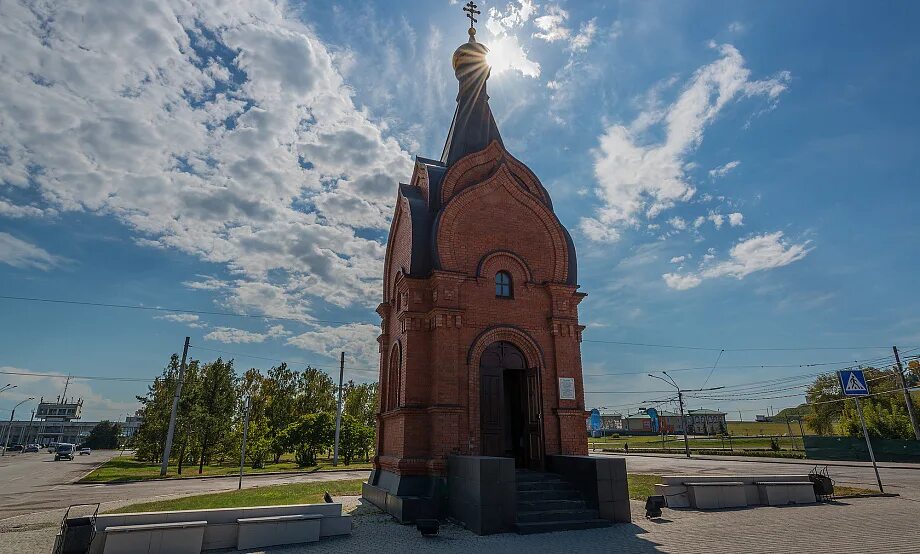 Площадь баварина барнаул фото Часовня Святого равноапостольного князя Владимира