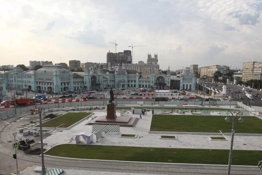 Площадь белорусского вокзала фото Как преображается Москва в рамках программы "Моя улица"