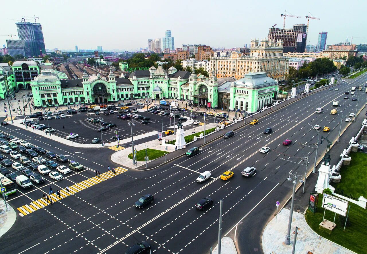 Площадь белорусского вокзала фото Москва - жирная столица обезжиренной страны.