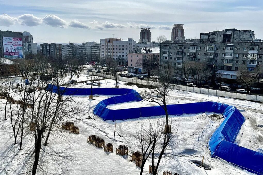 Площадь блюхера хабаровск фото В Хабаровске на ремонтируемой площади Блюхера начнется бетонирование - МК Хабаро