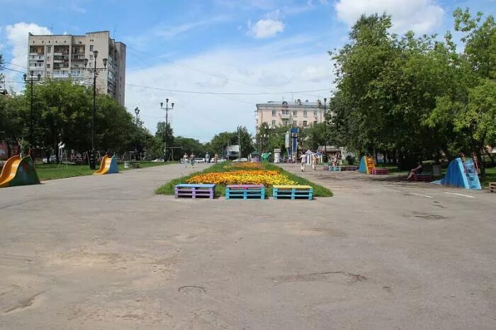 Площадь блюхера хабаровск фото Площадь Блюхера - Хабаровск