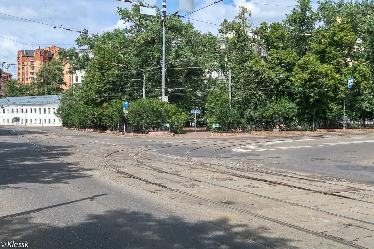 Площадь борьбы фото Москва. Капитальный ремонт трамвайных путей в 2020 году.: klessk - ЖЖ