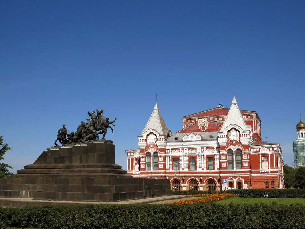 Площадь чапаева самара фото Площадь Чапаева(Театральная) - Красная площадь в Самаре