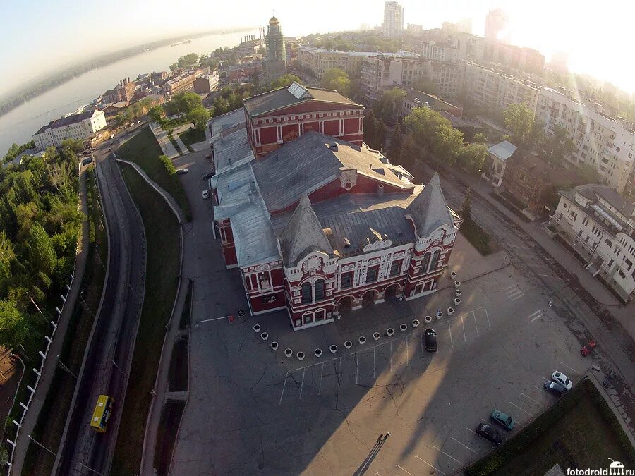 Площадь чапаева самара фото Красивая Самара. Площадь Чапаева с высоты - Дневник Екатеринбургского путешестве