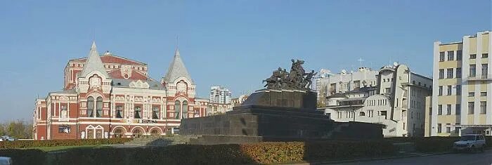Площадь чапаева самара фото Площадь имени Василия Чапаева - Самара