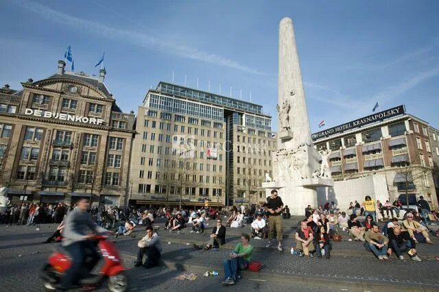 Площадь дам фото Фото Площади Дам (Dam Square), Амстердам, Нидерланды