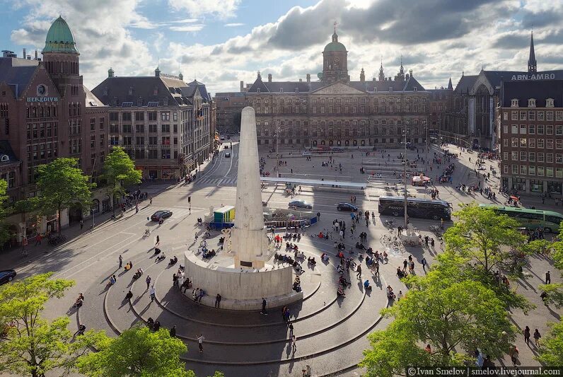 Площадь дам фото Высотный Амстердам (Roofing Amsterdam) - путешествия и прочее - LiveJournal