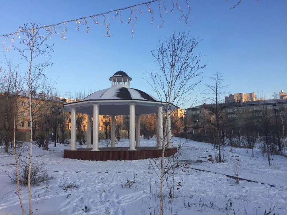 Площадь декабристов чита фото Ротонда появилась на площади Декабристов в Чите Регионы Селдон Новости