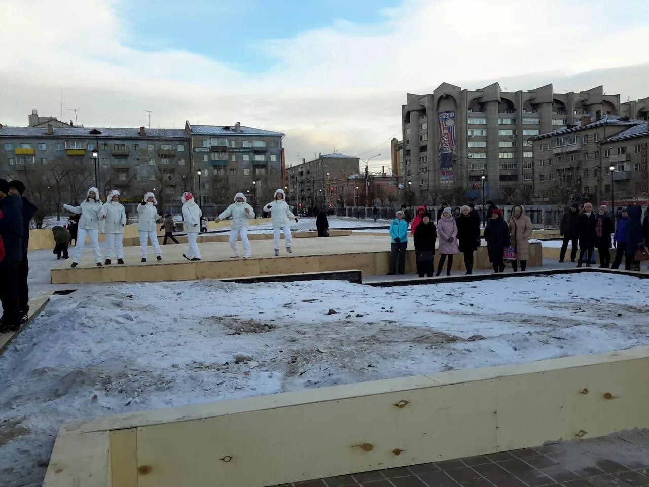 Площадь декабристов фото Площадь Декабристов открыли после благоустройства в Чите