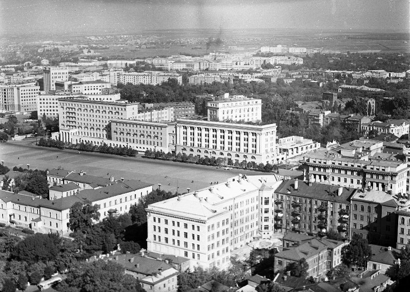 Площадь дзержинского фото Фото "Площадь Дзержинского", 1958 год, Украинская ССР, г. Харьков - История Росс