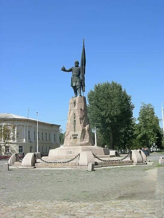 Площадь ермака новочеркасск фото Памятник Ермаку (Новочеркасск) - Википедия
