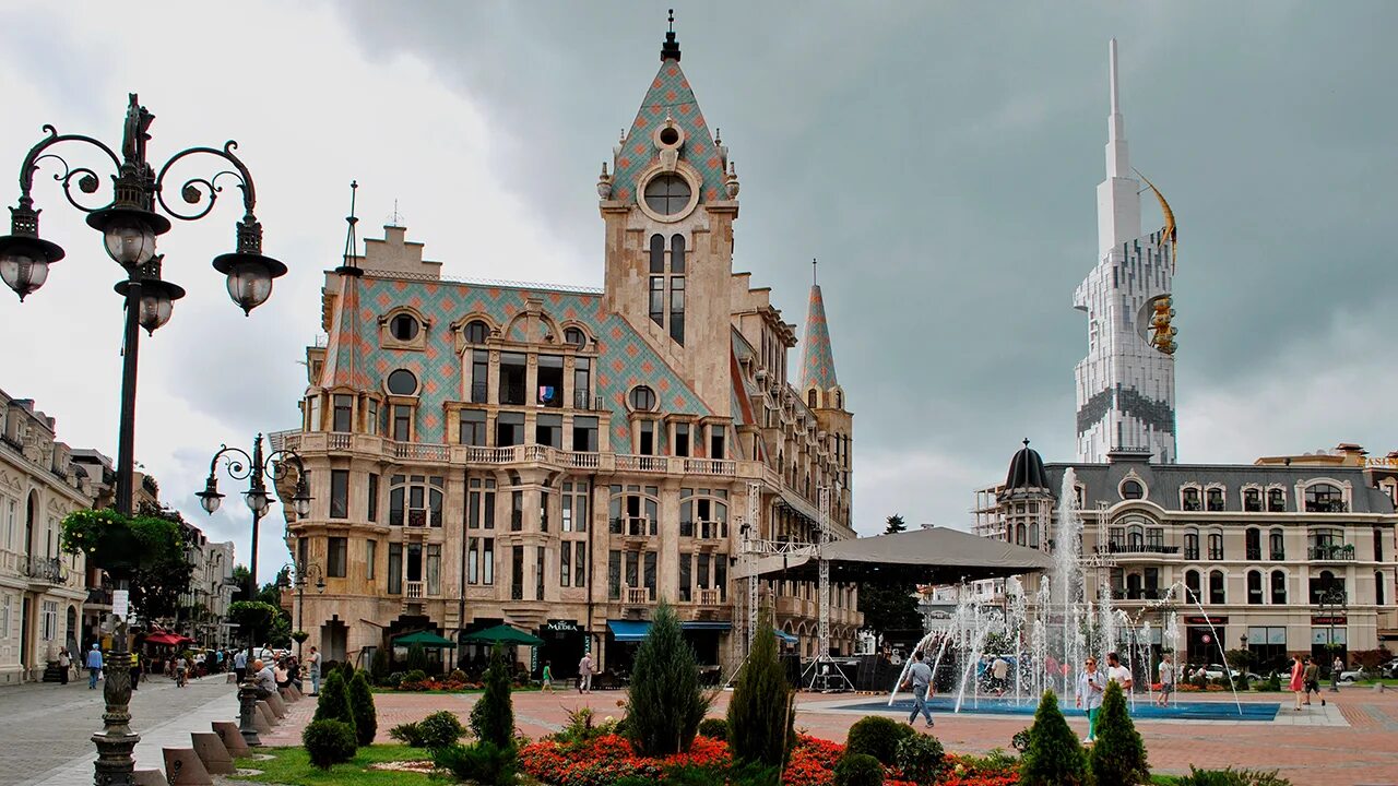Площадь европы батуми фото Сити-тур по Батуми Georgia Travel