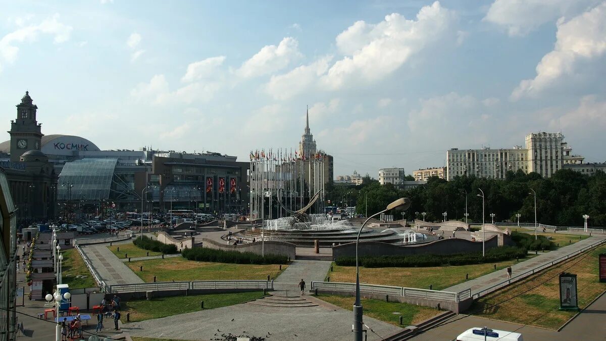 Площадь европы в москве фото Москва. Площадь Европы. :: Сергей Михальченко - Социальная сеть ФотоКто