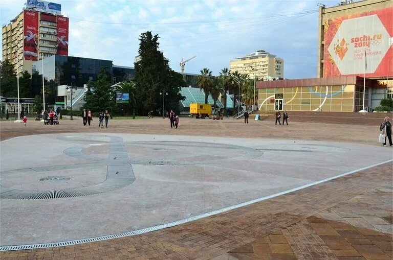 Площадь флага сочи фото Площадь Флага