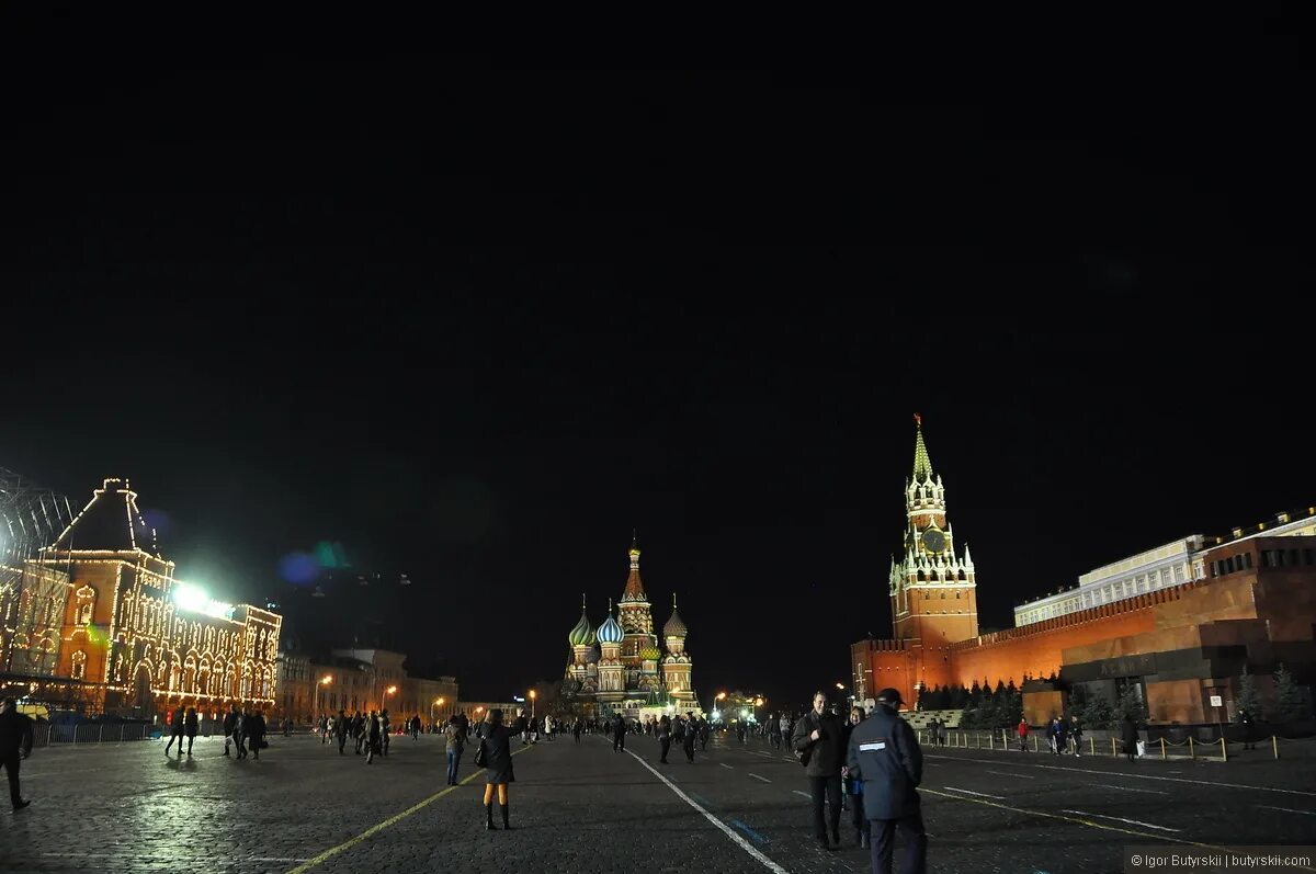 Площадь фото ночная Москва - Вечерний город" - фотоальбом пользователя Butyrskii на Туристер.Ру
