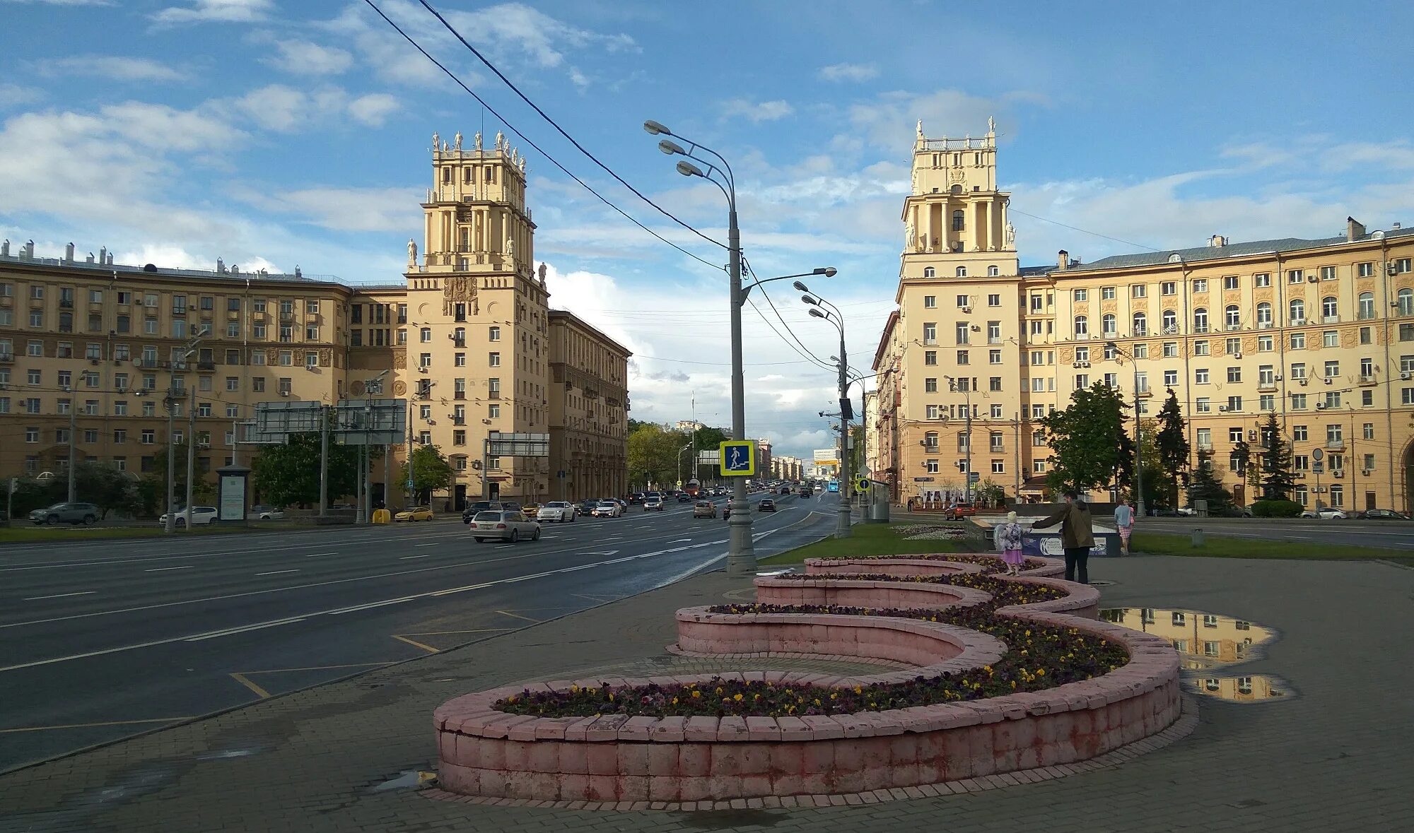 Площадь гагарина фото Узнай Москву