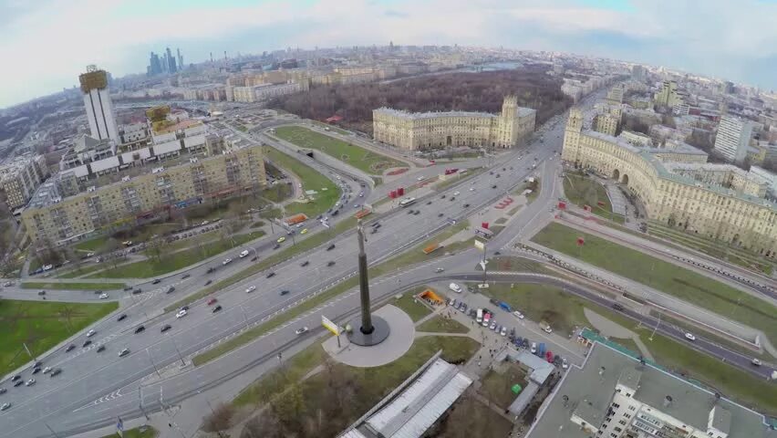Площадь гагарина москва фото Stock videa na téma Building City Road -videoklipy ve 4K a HD Shutterstock