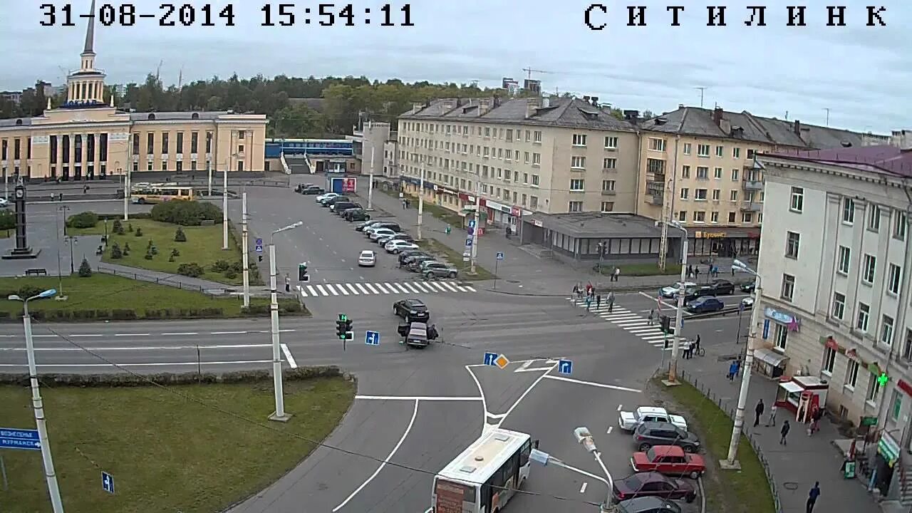 Площадь гагарина петрозаводск фото Авария на Гагарина - YouTube