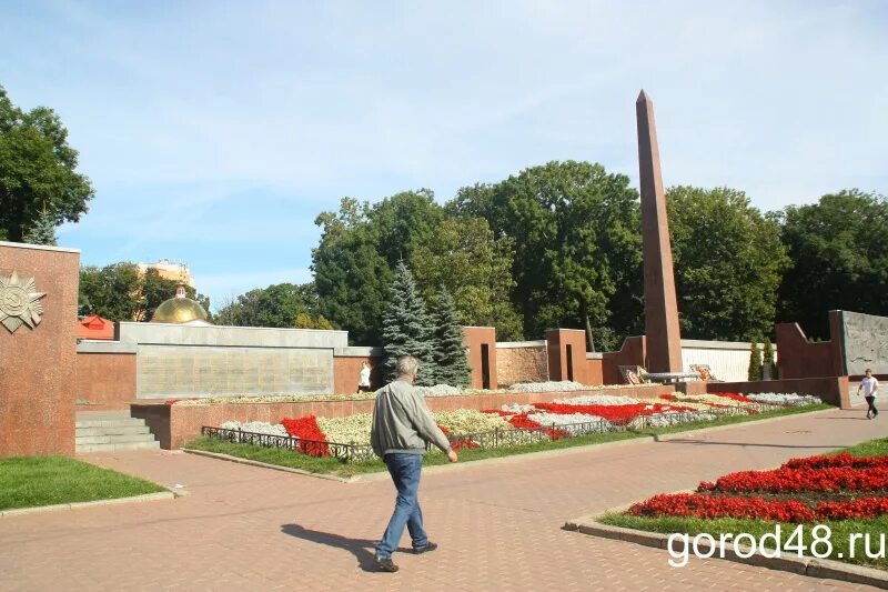 Площадь героев липецк фото Мемориал на площади Героев украсит украинский гранит
