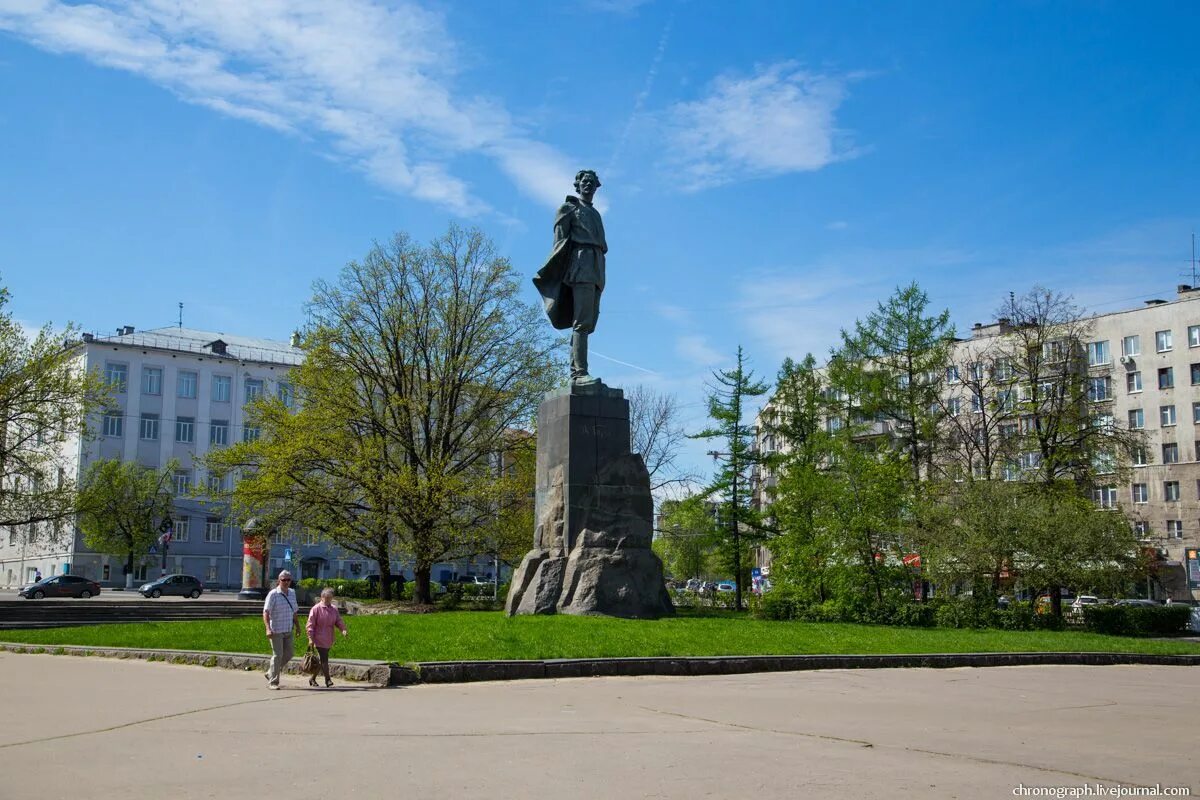 Площадь горького нижний новгород фото Прогулки по Нижнему Новгороду, часть № 1 Памятники, Город, Прогулки