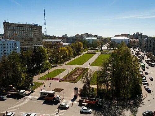 Площадь горького нижний новгород фото Biznes-tsentr na Gorkogo, business center, Russia, Nizhny Novgorod, Maksina Gork