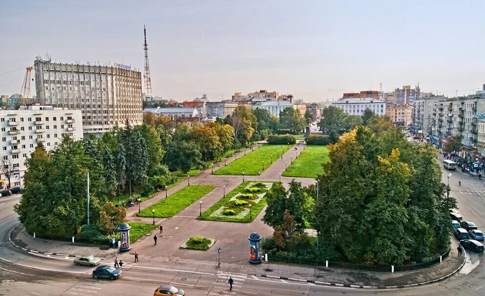 Площадь горького нижний новгород фото Файл:Gorky Square in Nizhny Novgorod.jpg - Википедия