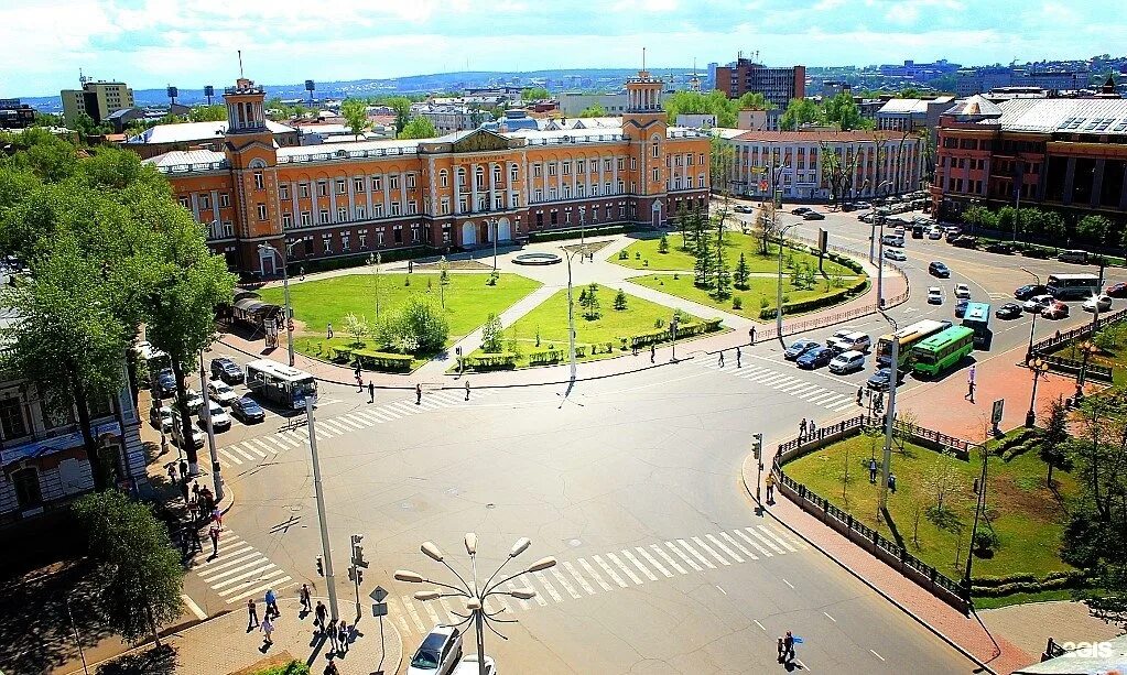 Площадь графа сперанского иркутск фото Иркутск площадь города фото YugNash.ru
