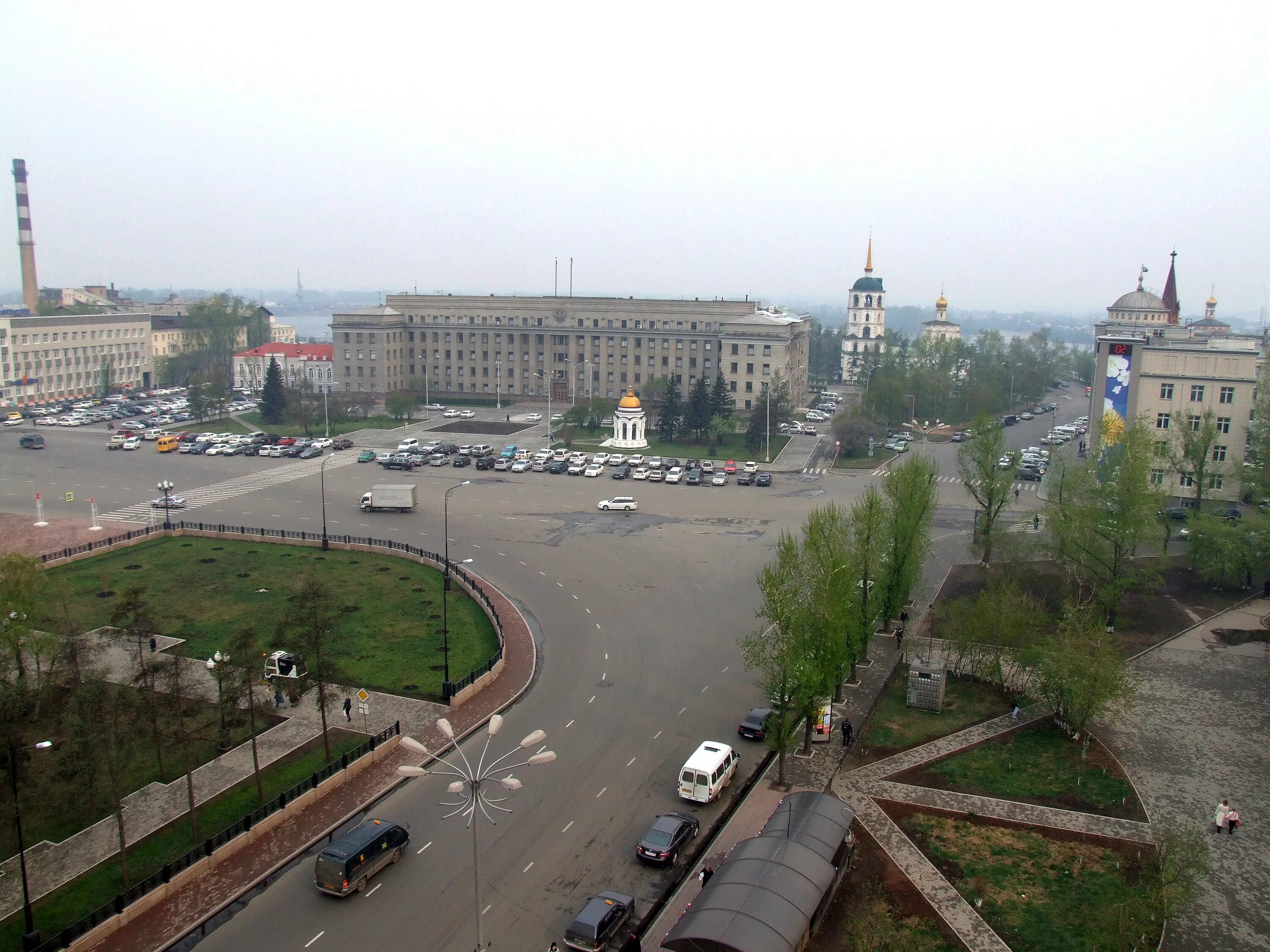 Площадь графа сперанского иркутск фото Сквер имени Кирова ИРКИПЕДИЯ - портал Иркутской области: знания и новости