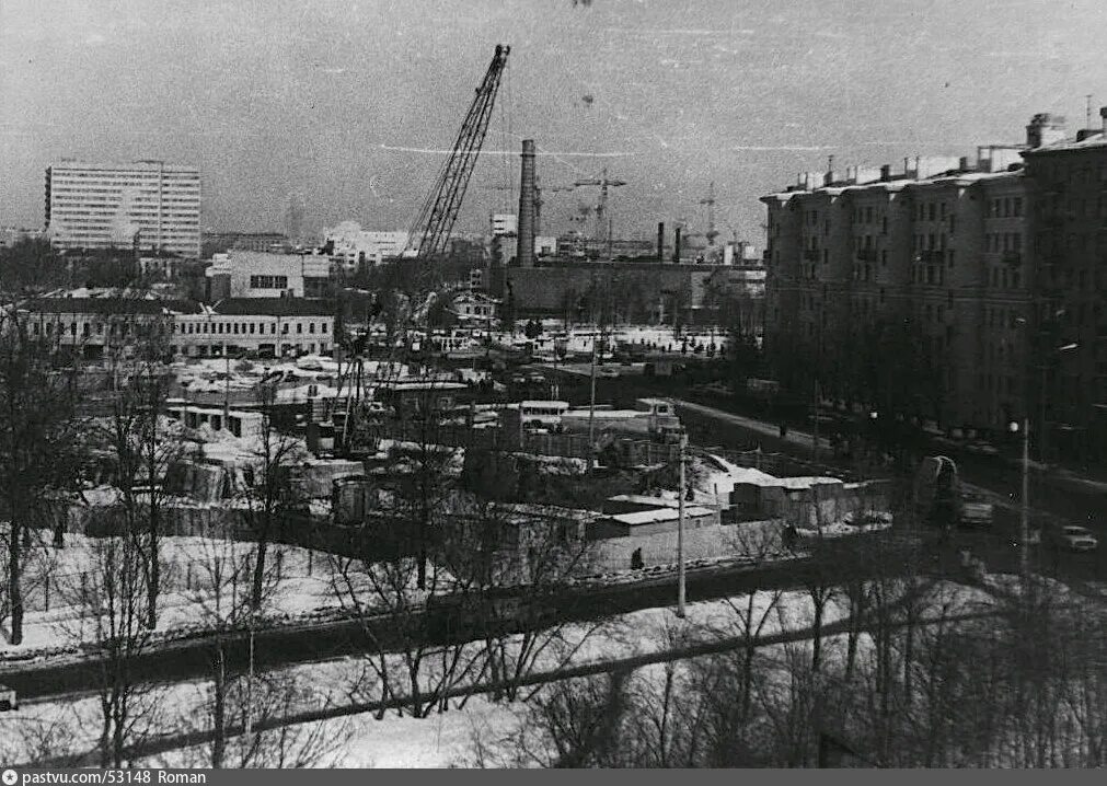 Площадь ильича москва фото Вид в сторону метро Площадь Ильича - Фотографии прошлого