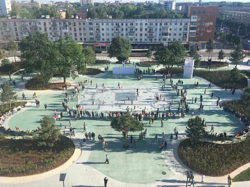 Площадь искусств калининград фото Открытие поющего фонтана в Калининграде (видео) - Новости Калининграда