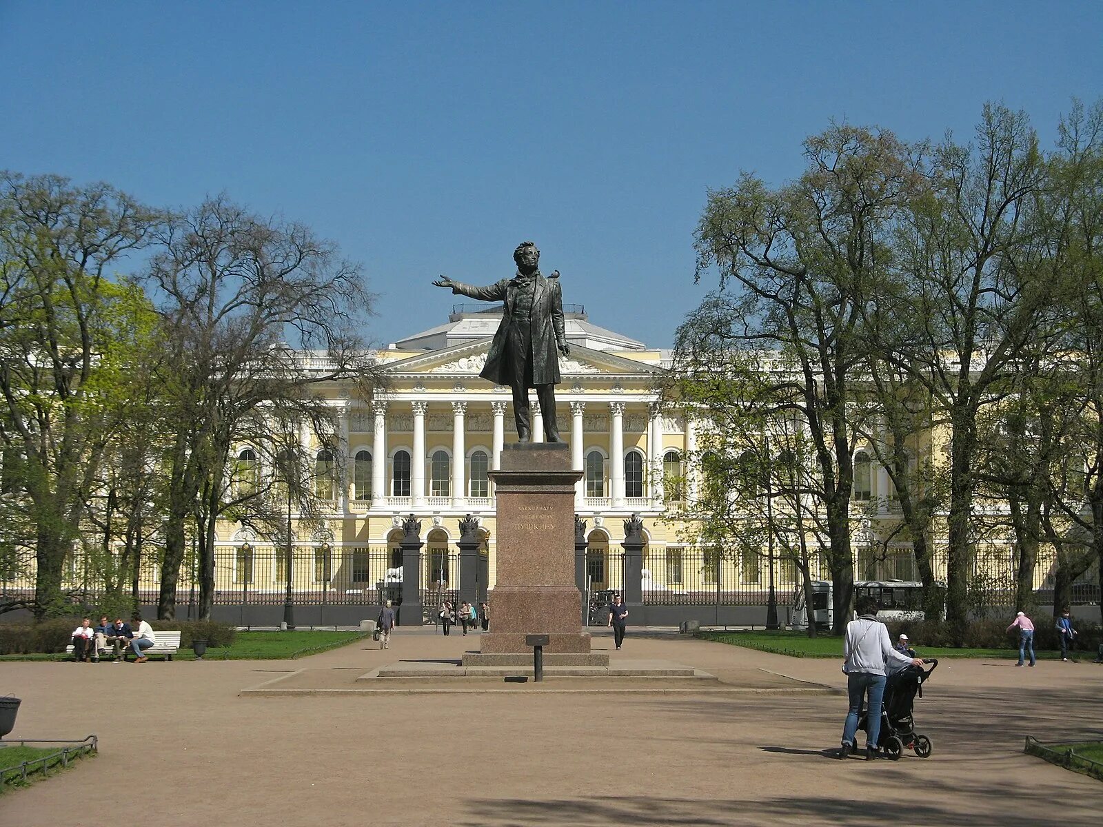 Площадь искусств в санкт петербурге фото Файл:Площадь Искусств, Пушкин.jpg - Википедия