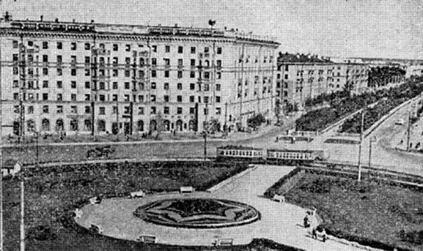 Площадь калинина фото Новосибирск, фото площади Калинина от 1950-х годов до наших дней 2017 Типичный Н