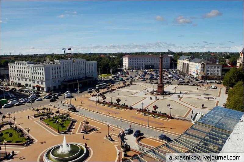 Площадь калининграда фото Калининград с высоты. Красивые места, Места, Город