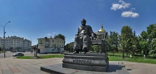Площадь карла маркса орел фото Н. С. Лесков, памятник, мемориал, Орёл, площадь Искусств - Яндекс Карты
