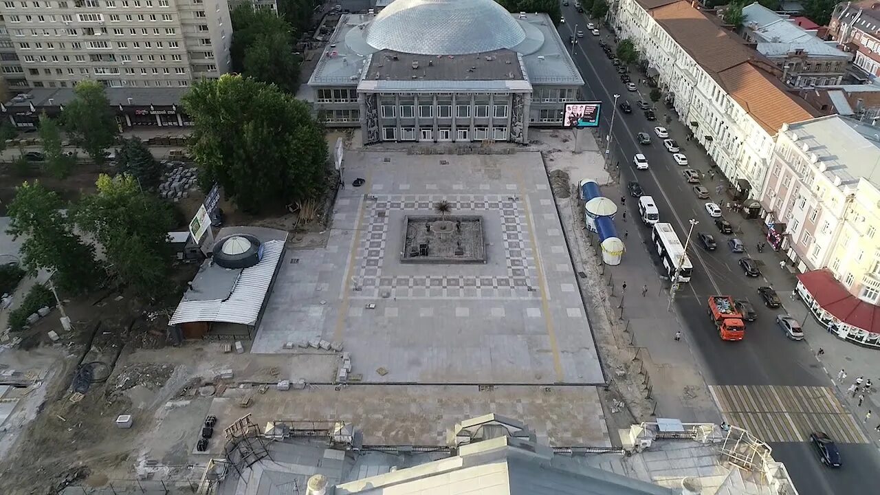 Площадь кирова саратов фото Дневник реконструкции площади Кирова в Саратове - YouTube