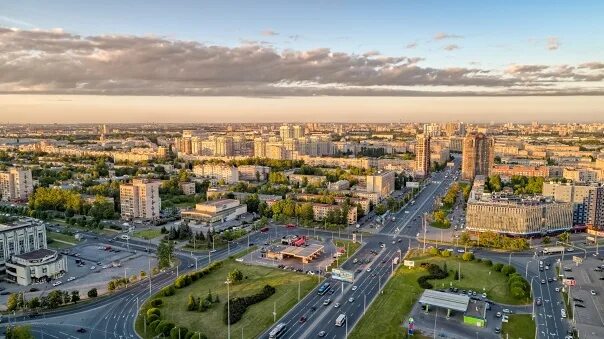 Площадь конституции санкт петербург фото Аэросъемка с квадрокоптера Питер Московский район , площадь Конституции. Фотогра